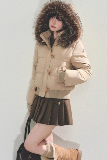 Retro Cotton Fur Collar Jacket