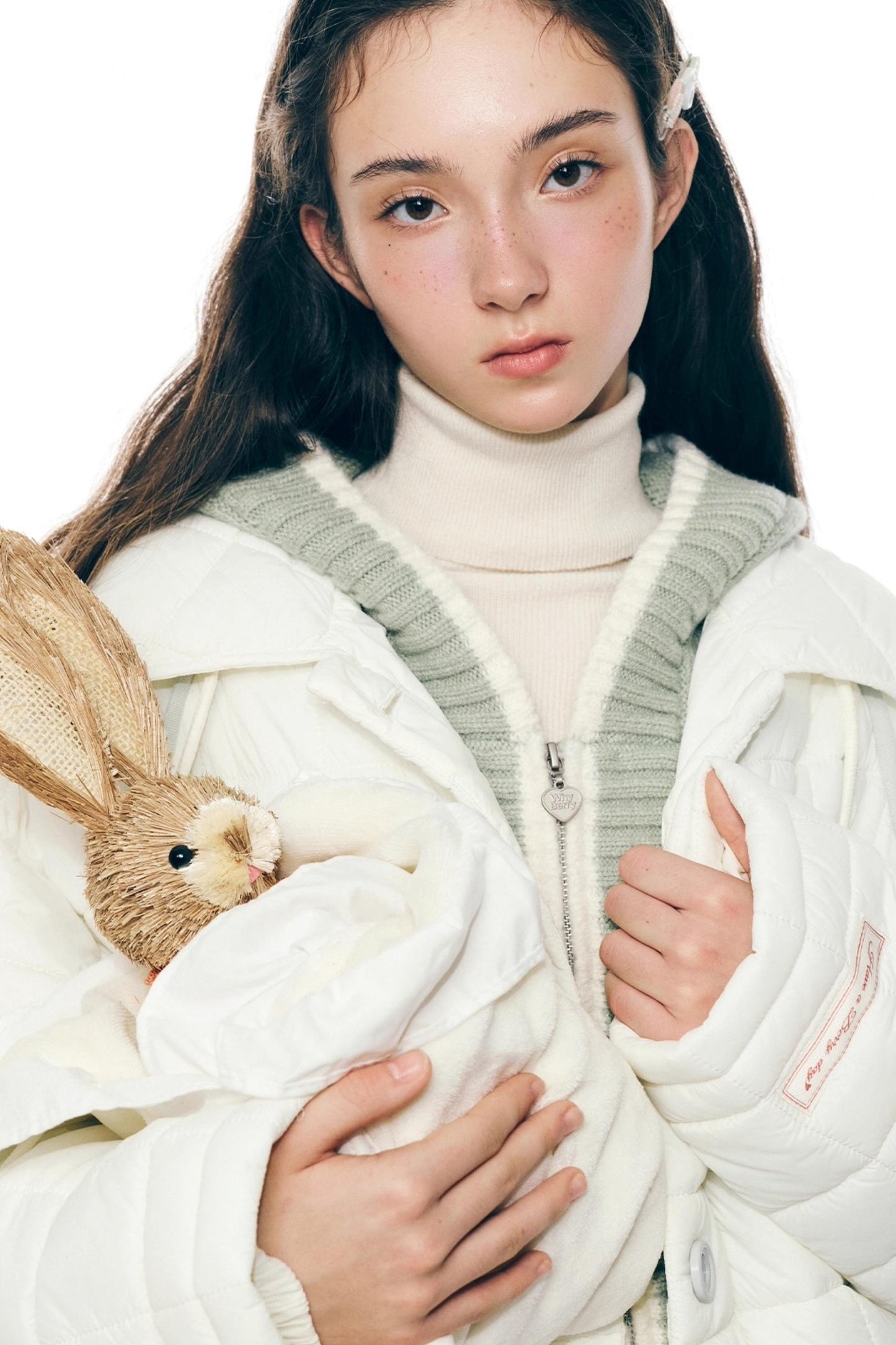 Light Quilted Mid-Length Coat