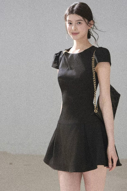 French Summer Puffy Dress
