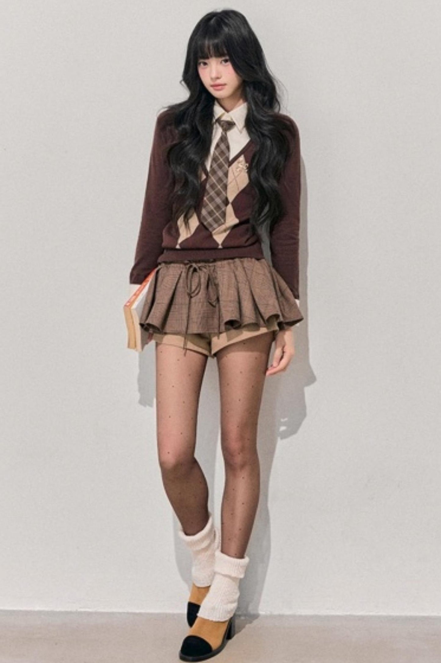 Plaid Annie Waltz Skirt