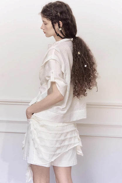 Yuan Beaded Summer Top