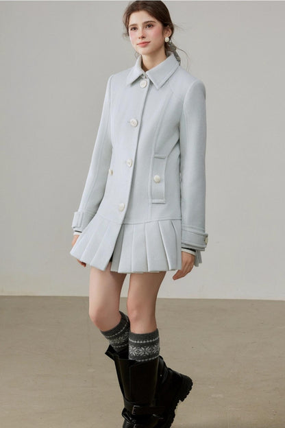 Winter Lapel Woolen Coat