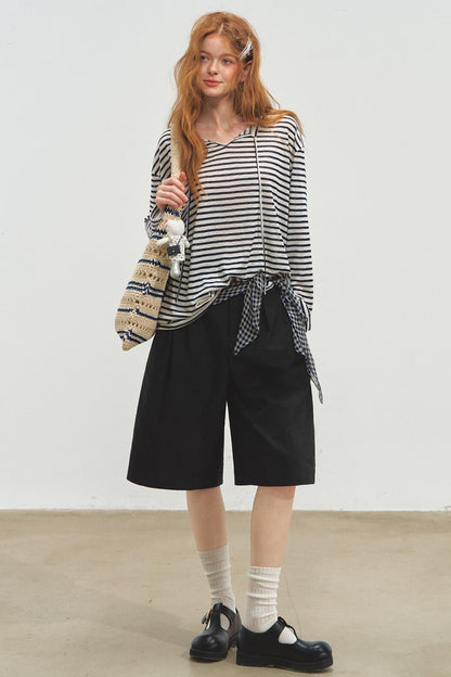 Sunshine Stripes Long Sleeve Smock