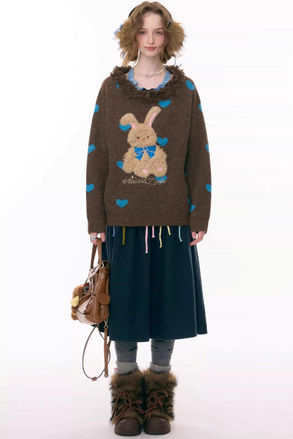 Ruffled Multi-Color Bow Skirt