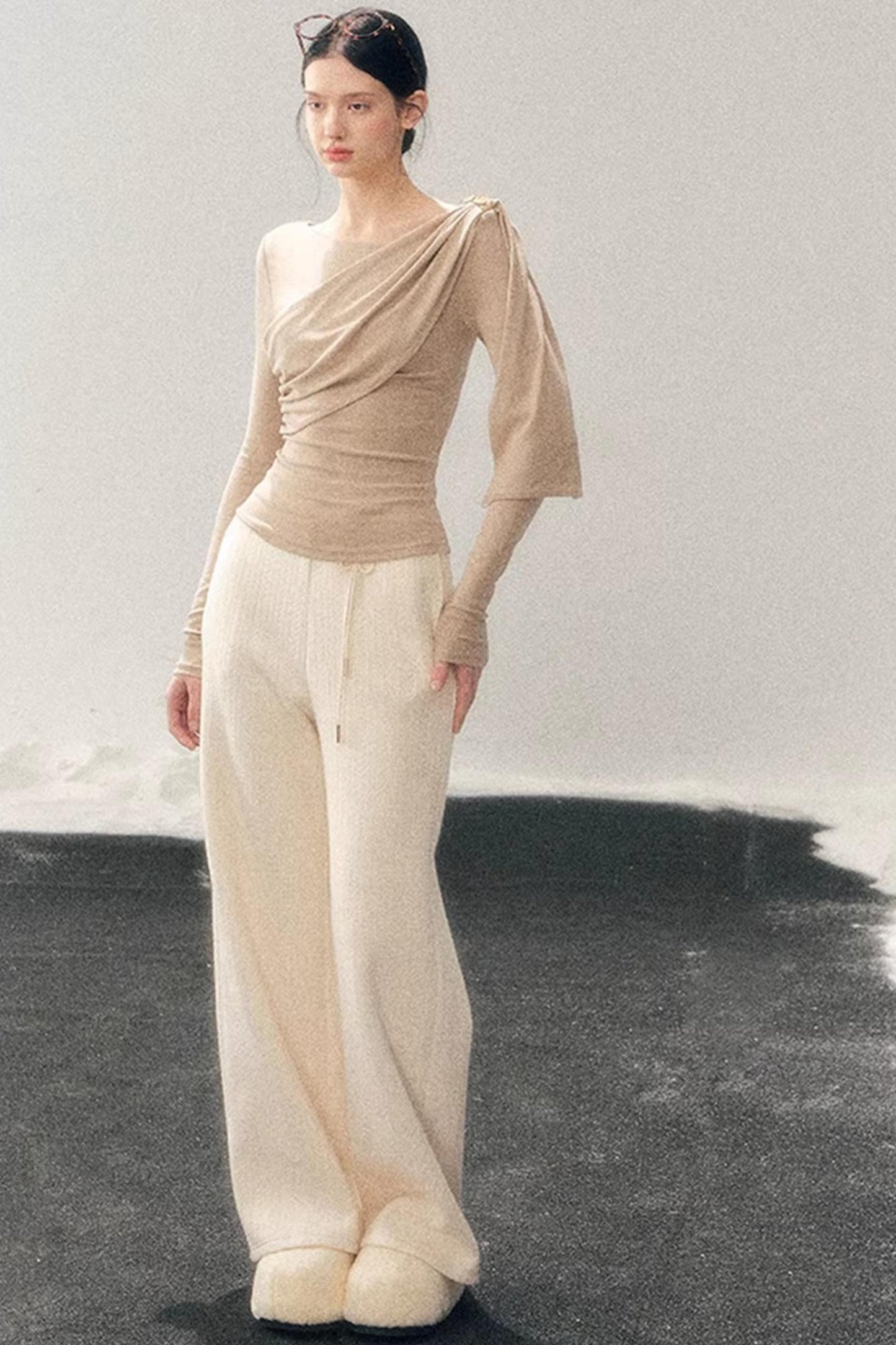 French Ribbon Design Blouse