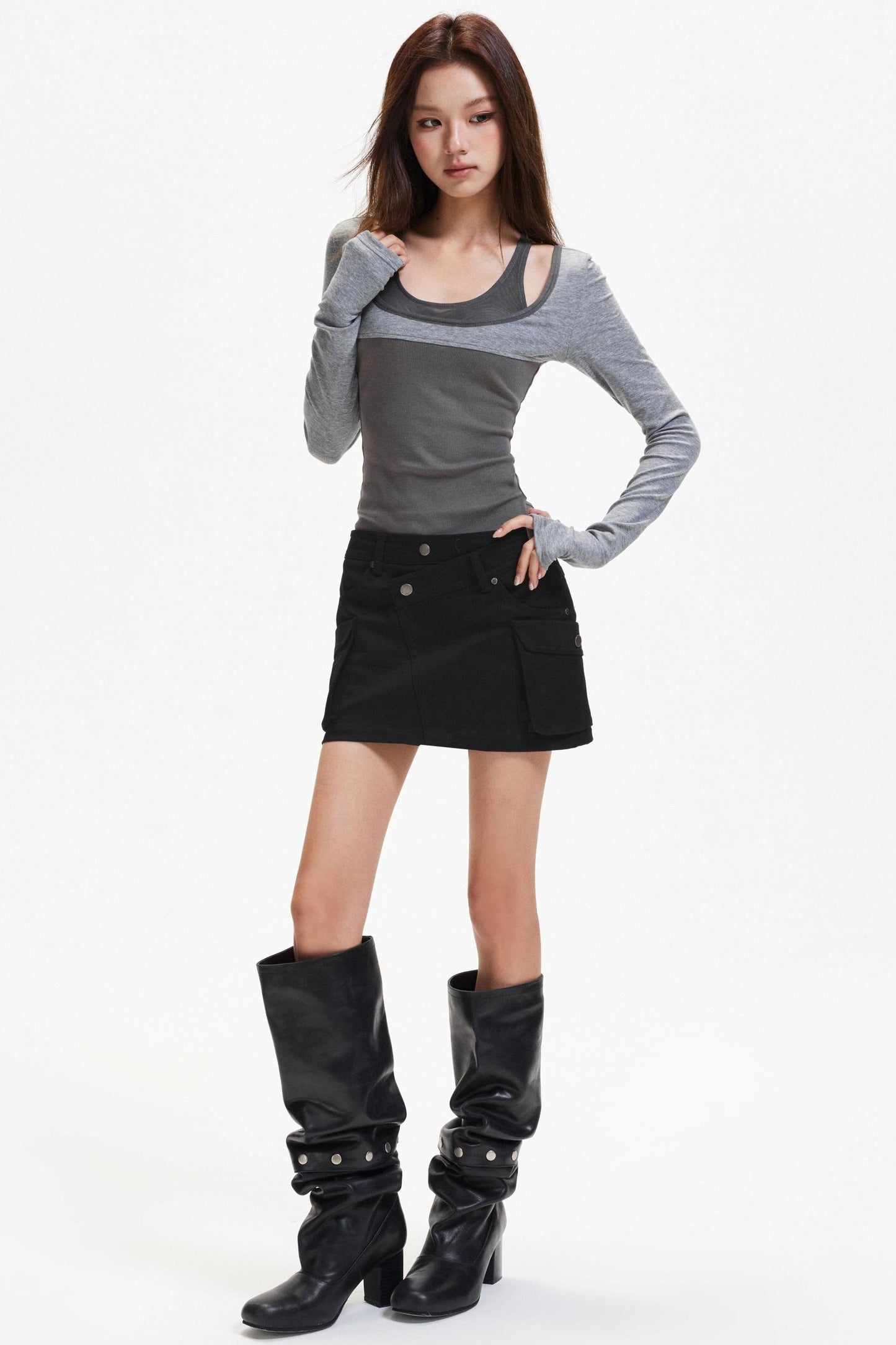 Patchwork Lyocell Camisole