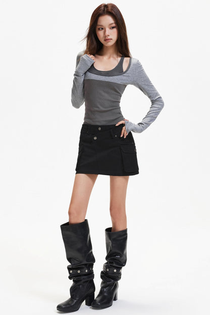 Patchwork Lyocell Camisole