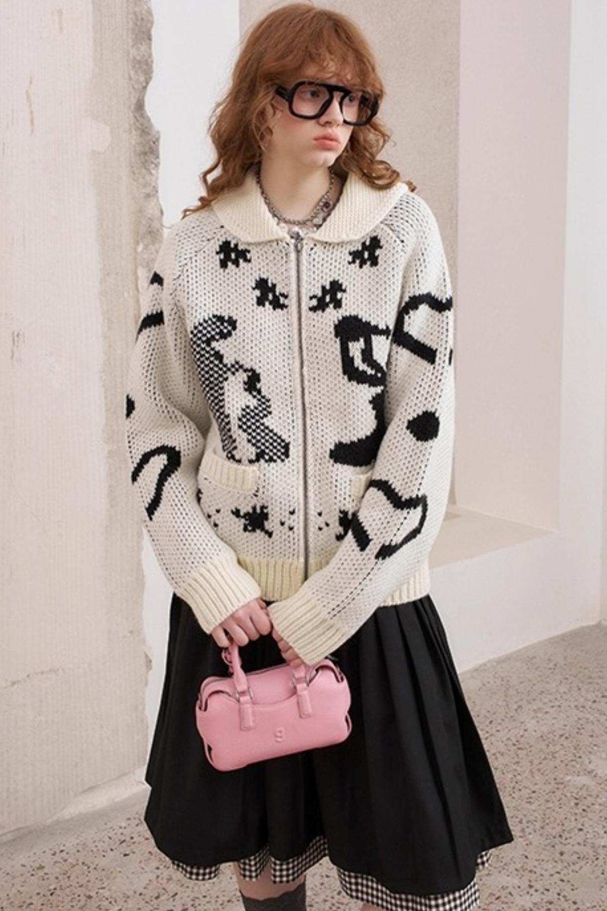 Warm Yarn Knitted Cardigan