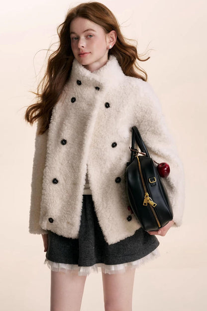 Wool Blend Patchwork Skirt