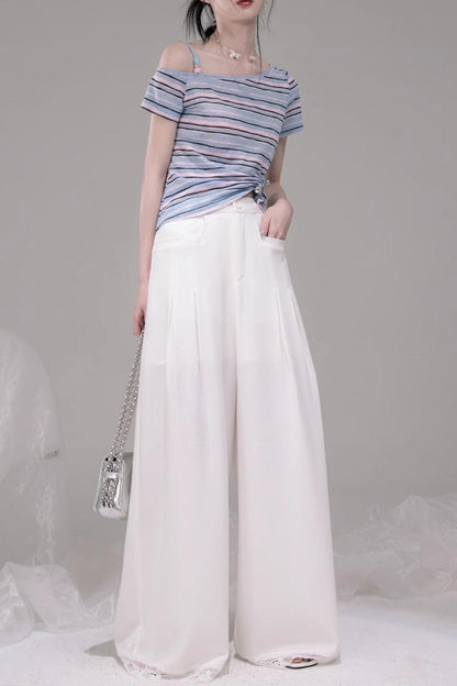 Twisted Stripe Raglan Tee