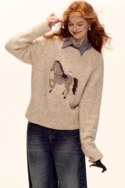 Lucky Pony Wool Sweater