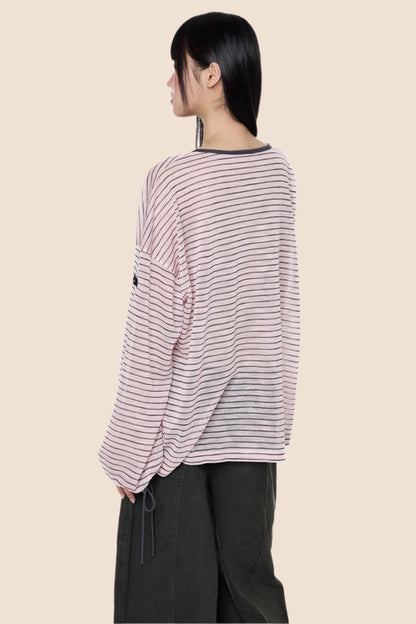 Summer Striped Long Sleeve T-Shirt