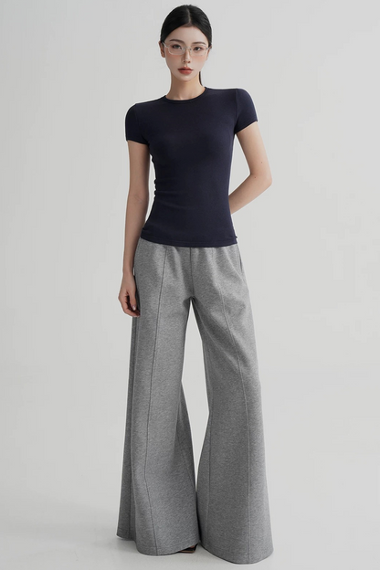 Elegant Wool Waist-Slimming Top