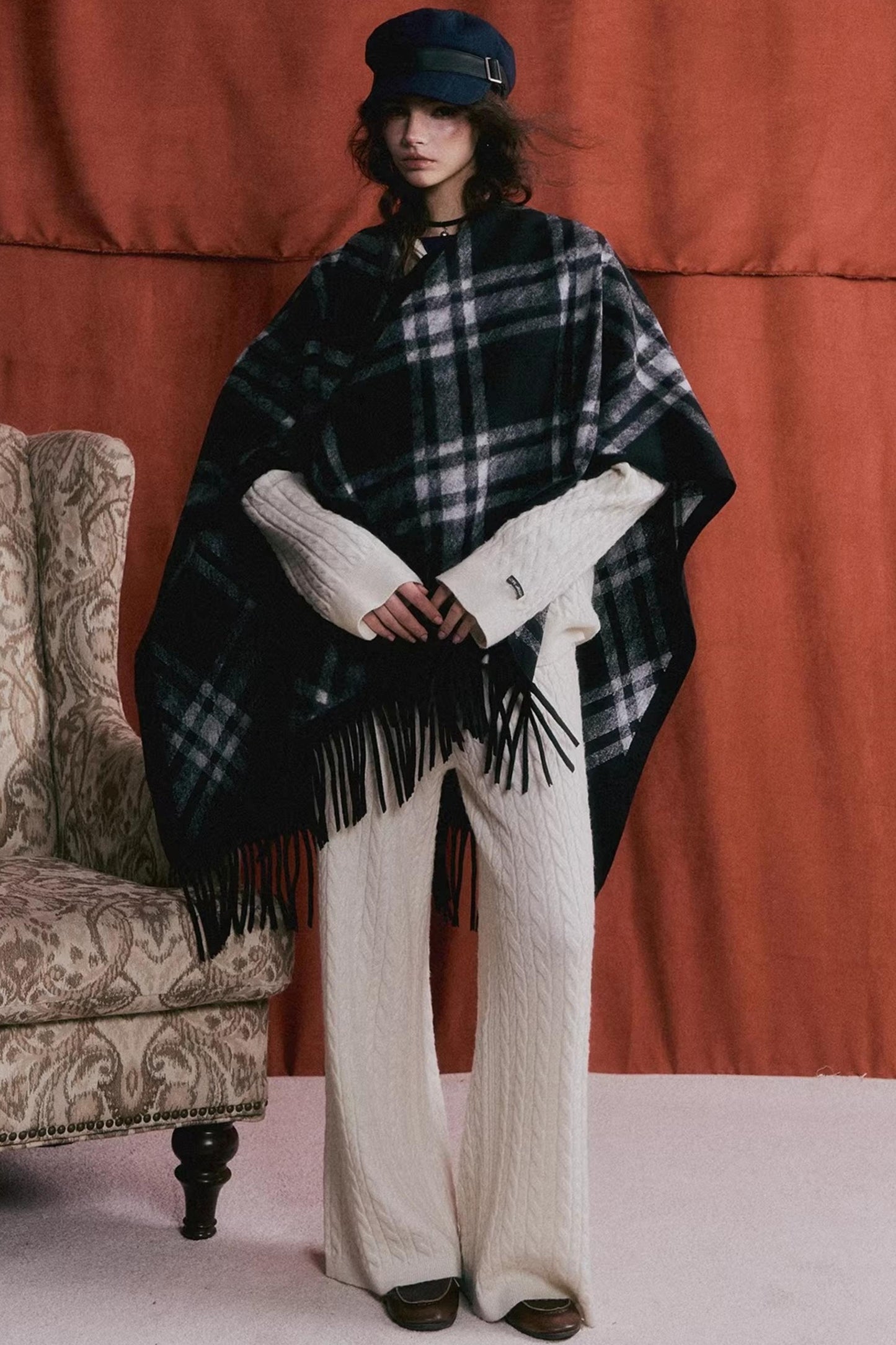 Knitted Jacket Pants Set-Up