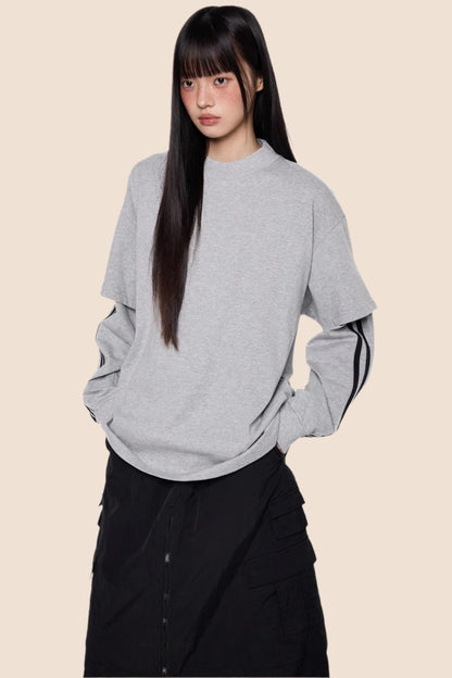 Stripe Long Sleeve Top