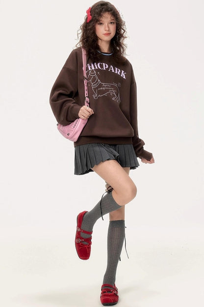 Casual Loose Sweet Pullover Top