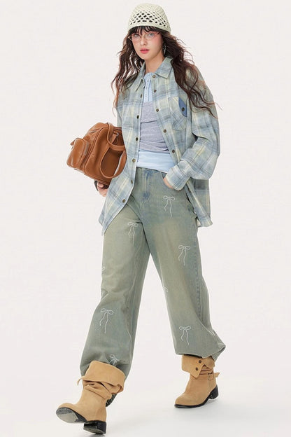 Pink Plaid Classic Shirt