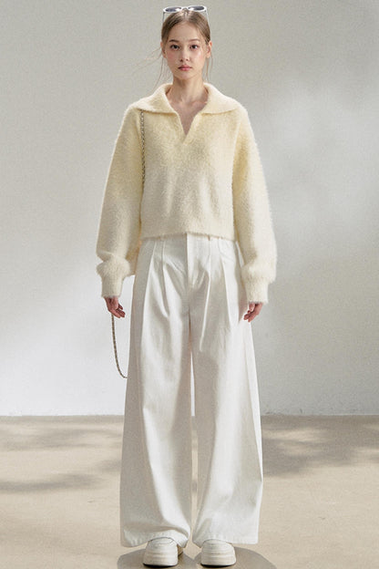 Soft Gradient Mohair Sweater