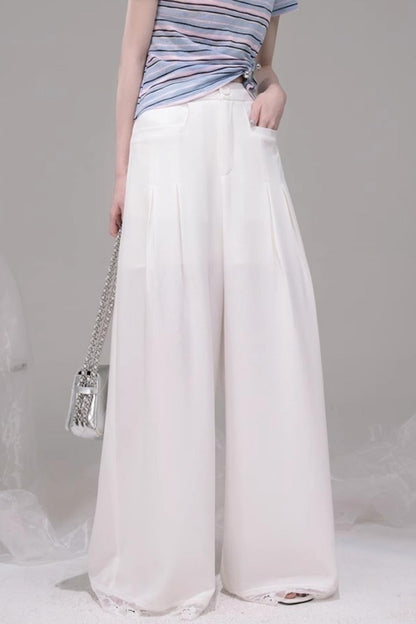 Chic Apricot Wide Leg Pants