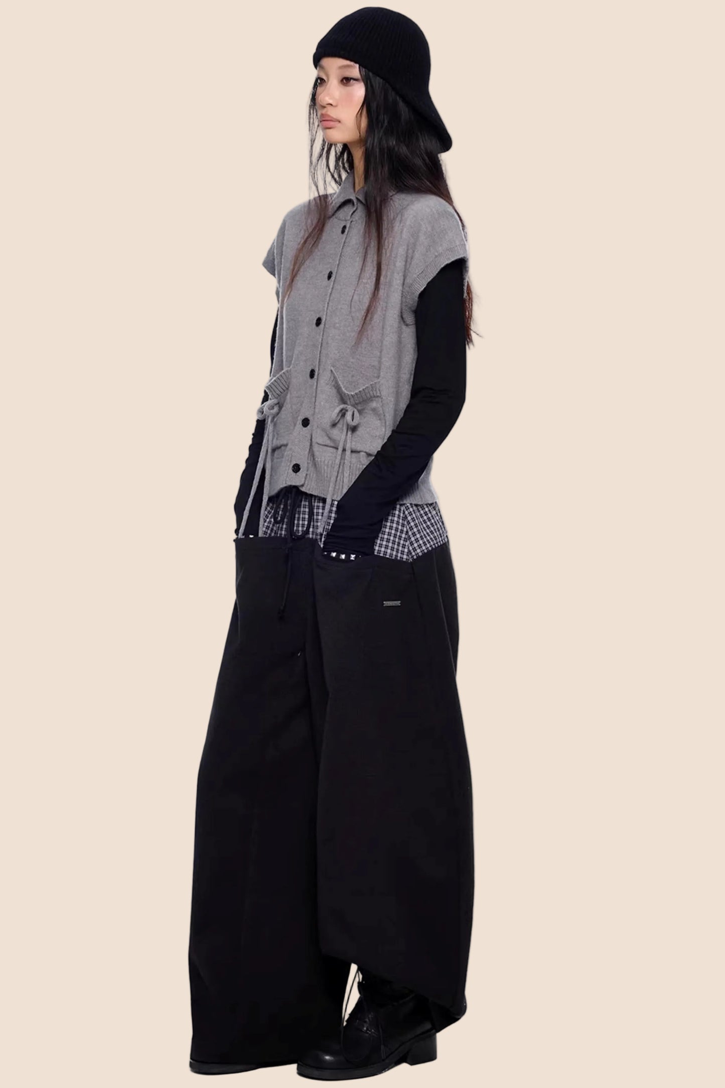 Hochintelligente Wollstrickjacke