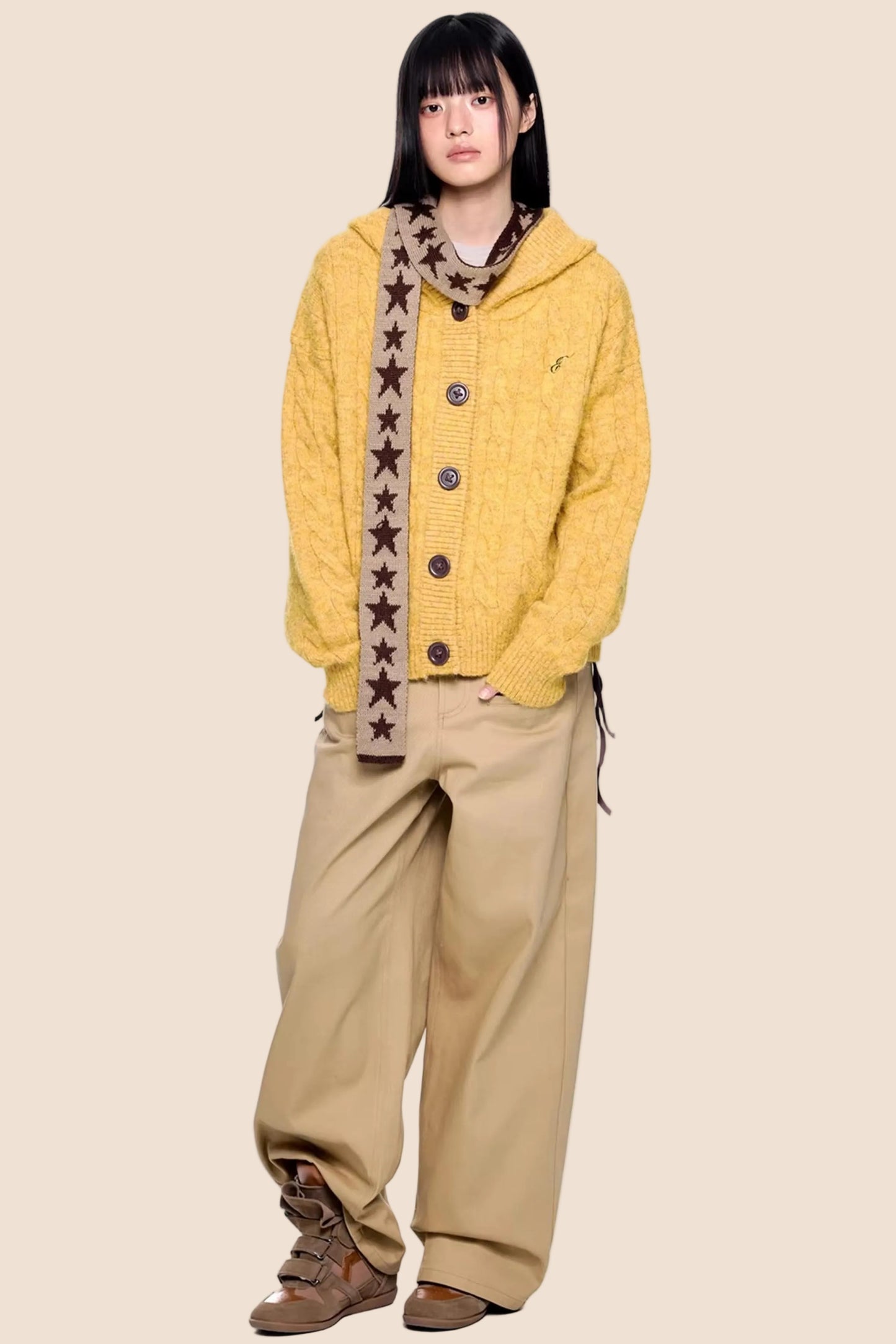 Pocket Design Retro Denim Pants