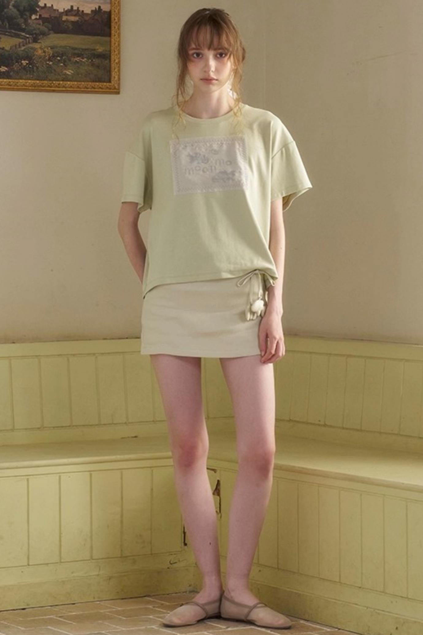 Wandering Fish Embroidered T-shirt