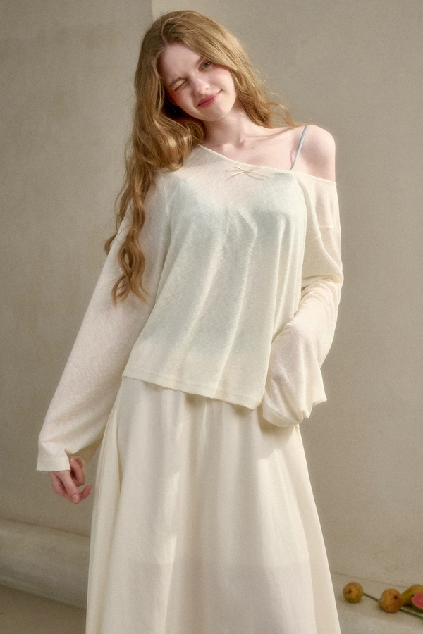 Natural Lyocell Cloud Blouse