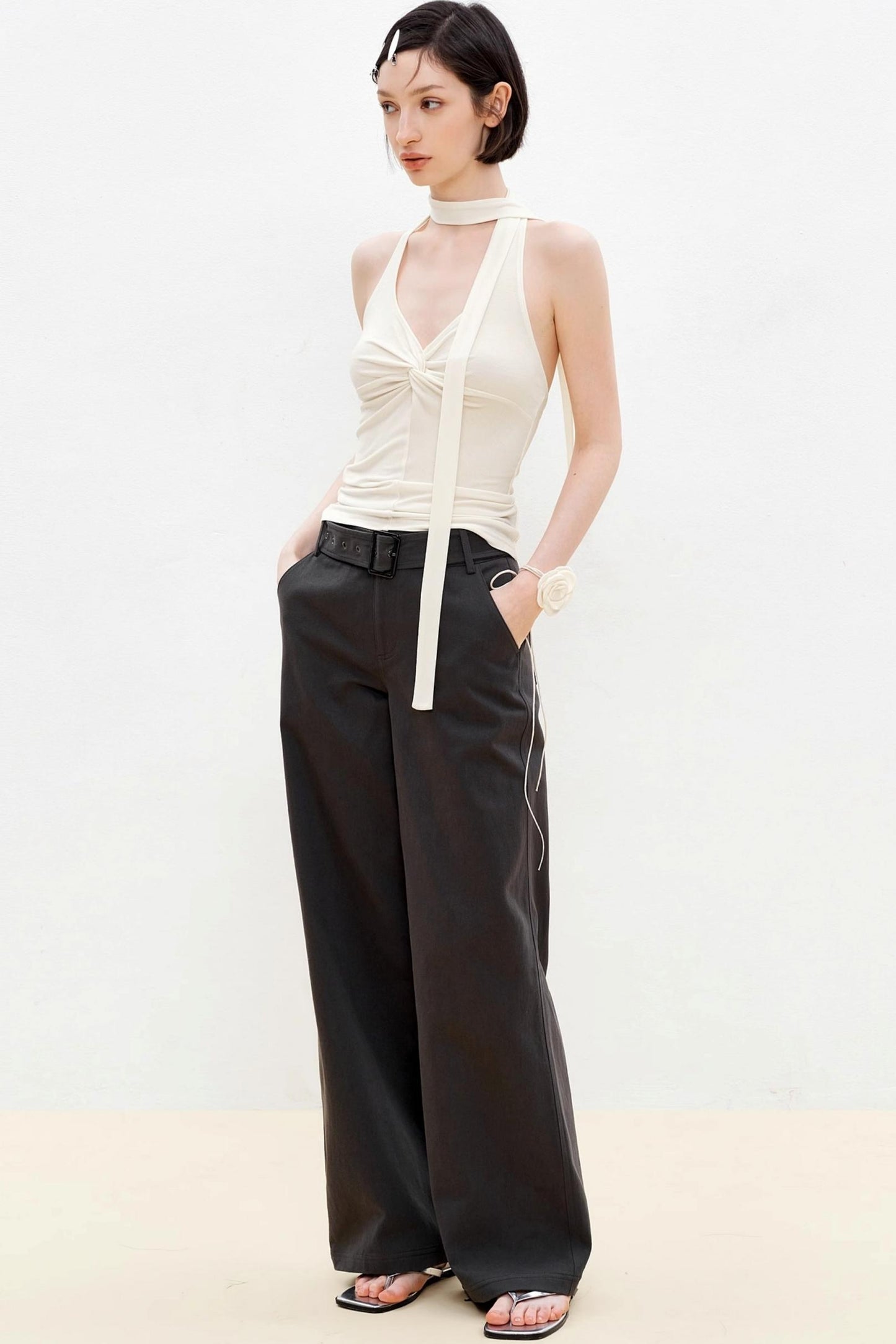 Apricot V-Neck Camisole