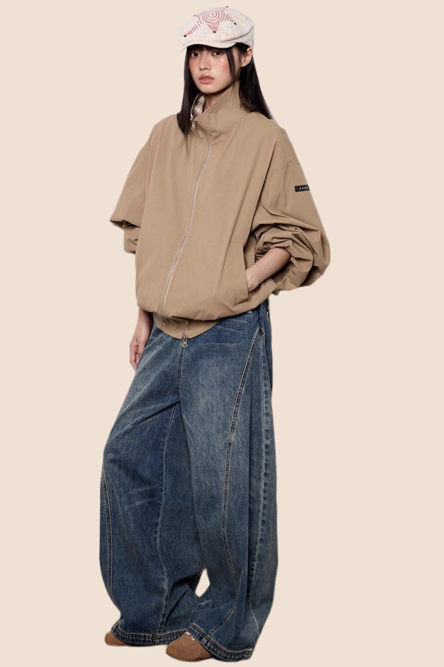 Bath Style Reversible Plaid Jacket