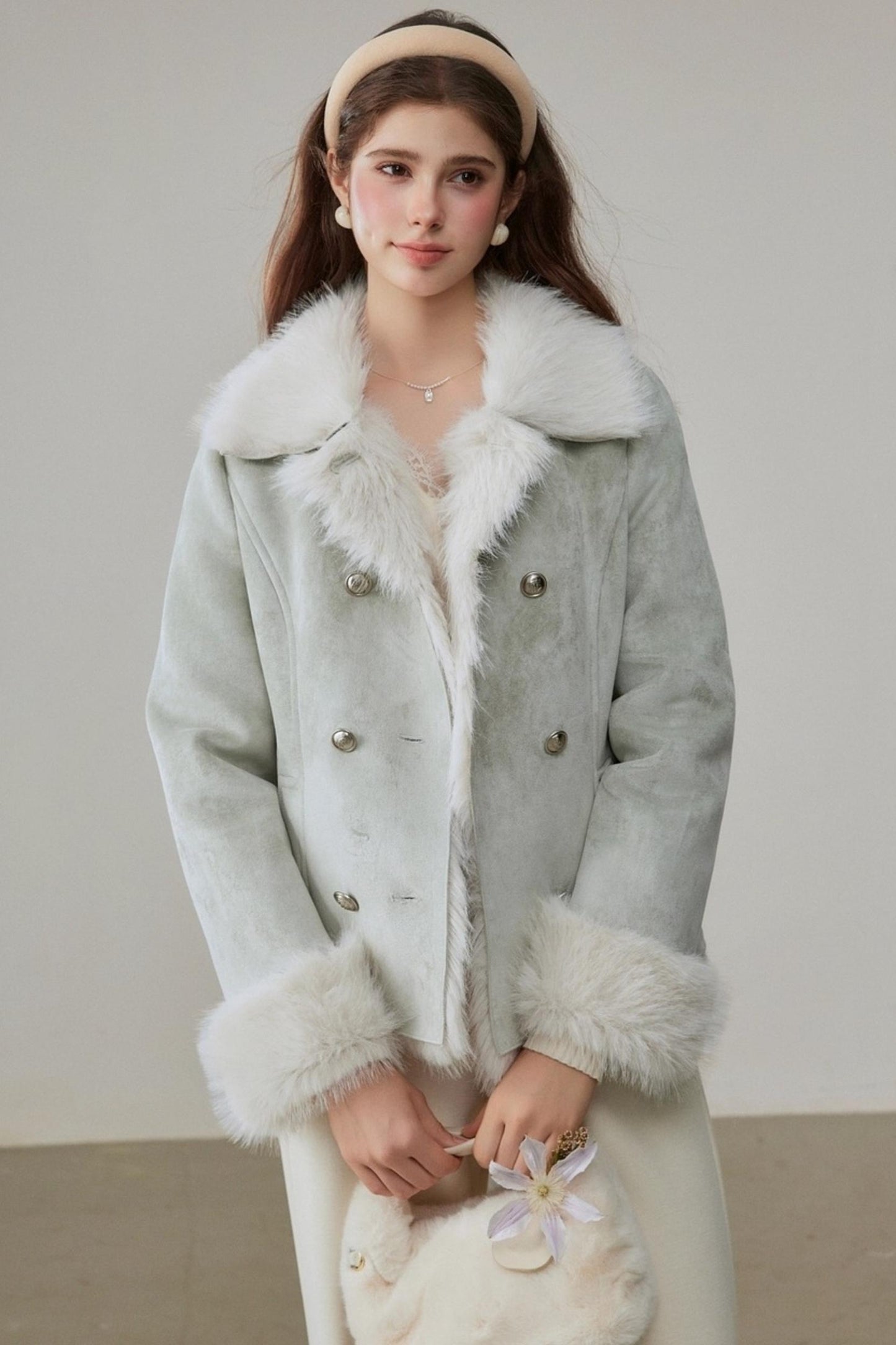 Loose Lapel Thickened Warm Jackets