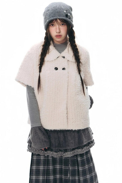 Lamb Wool Two-Piece Sweater Set-Up