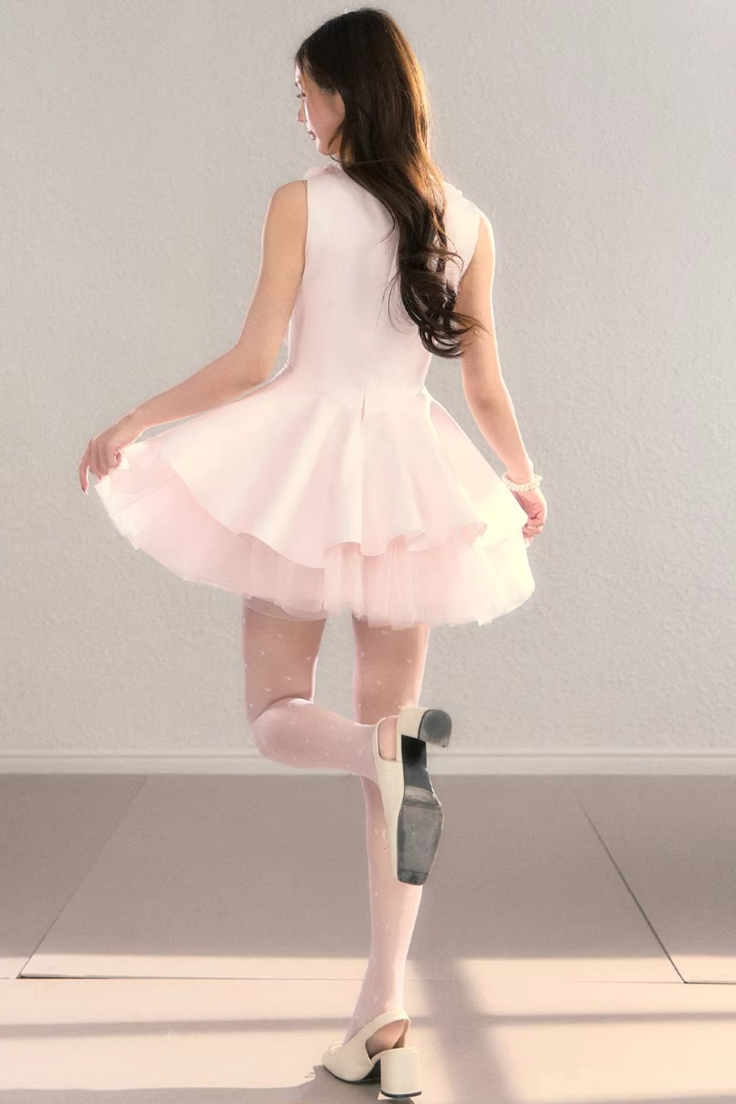 Three-Dimensional Floral Dress