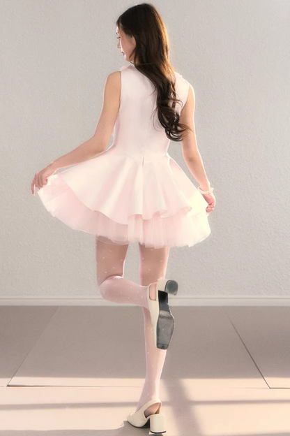 Three-Dimensional Floral Dress