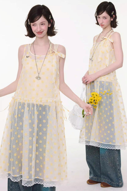 Sweet Wave Polka Dot Dress