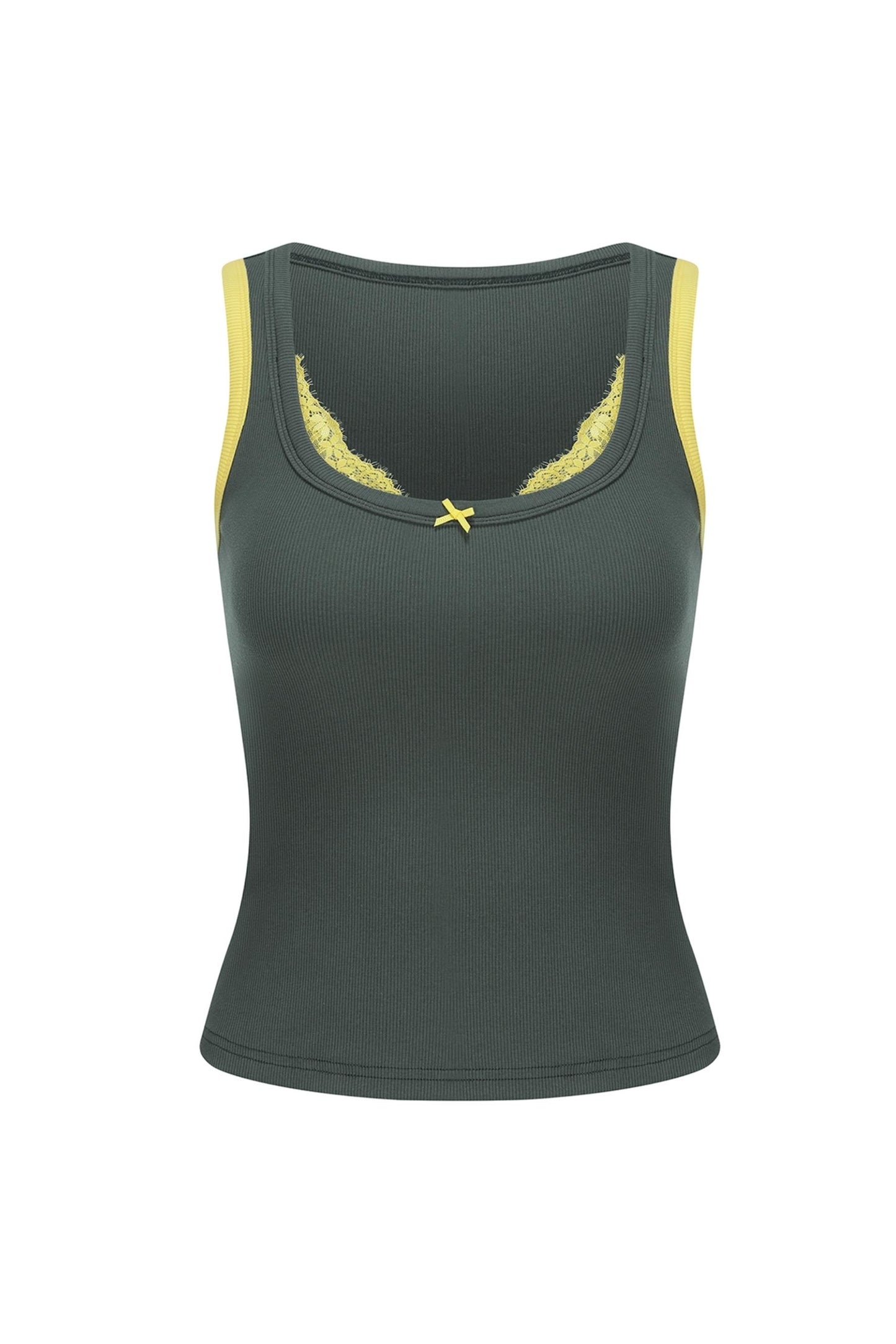 Layered Look Strap Vest