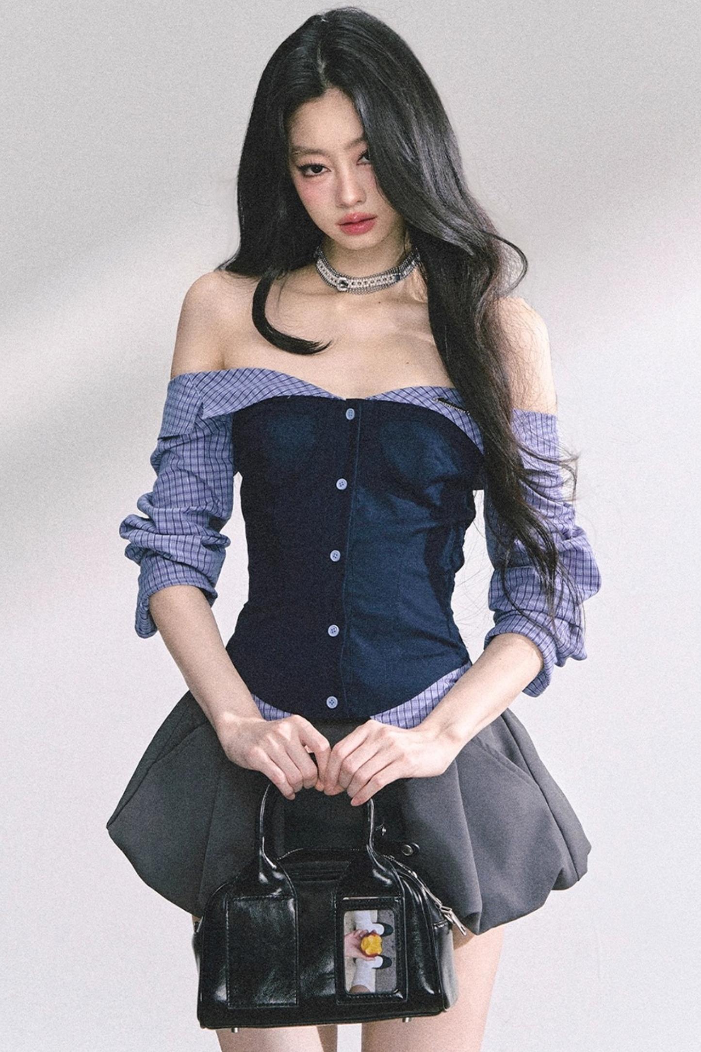 Slimming Hot Girl One-Shoulder Tops