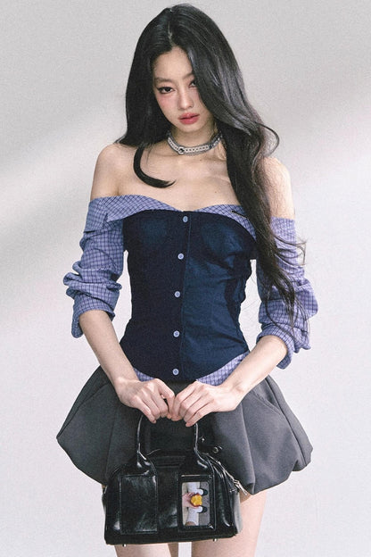 Slimming Hot Girl One-Shoulder Tops