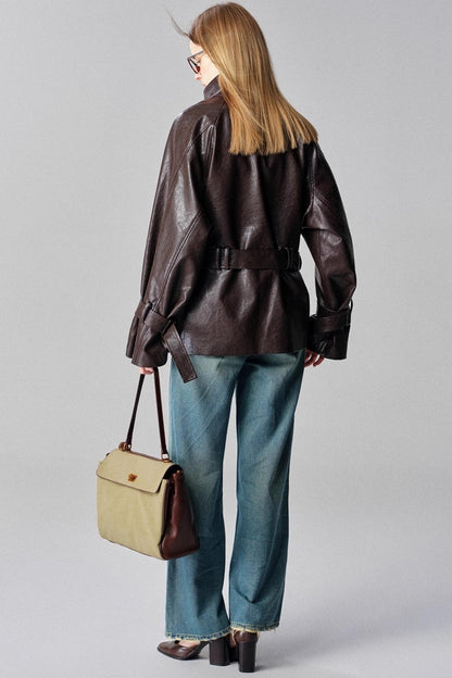 Mountain Chestnut Leather Jacket