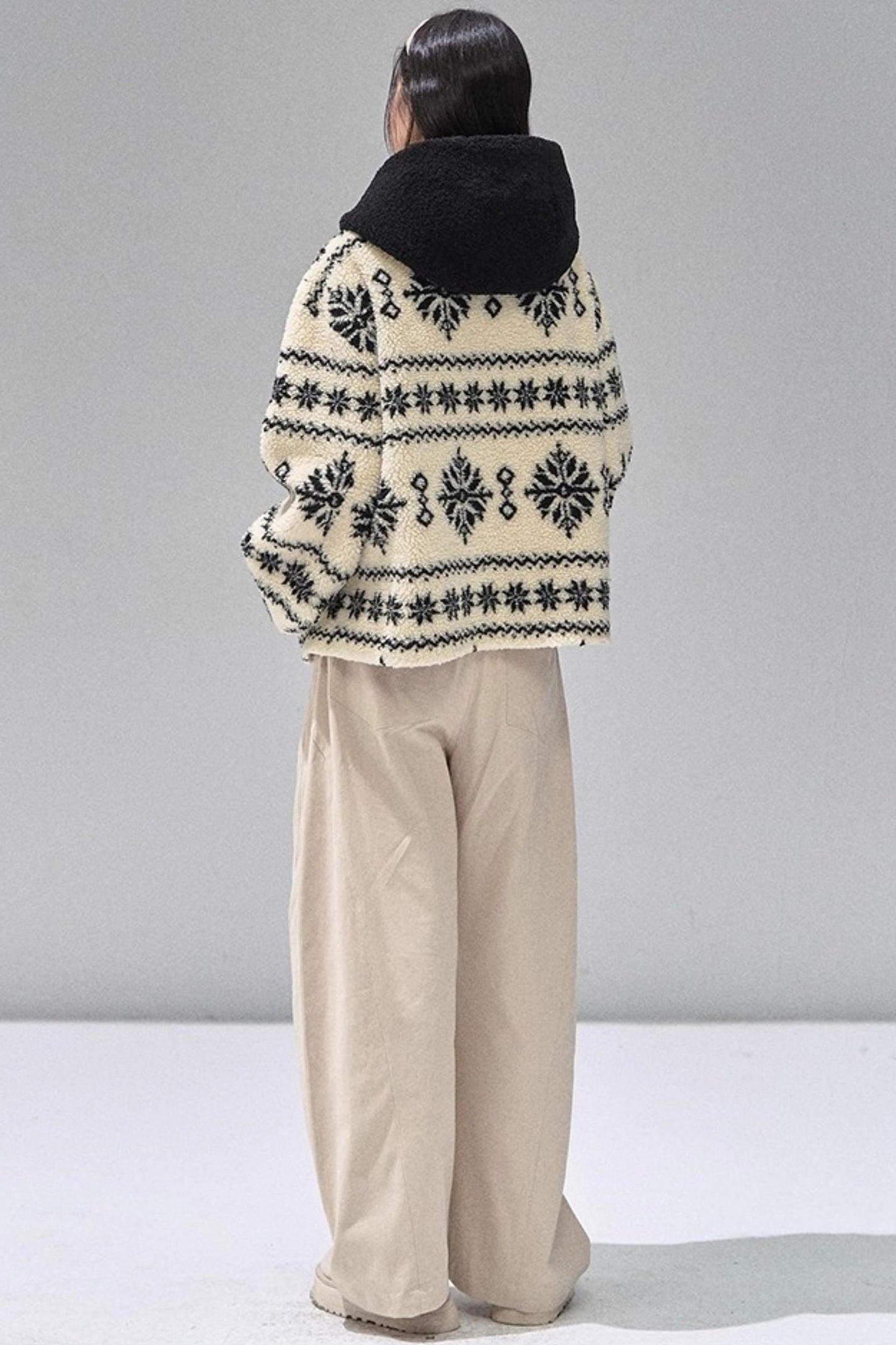 Thickened Hooded Fleece Jacket