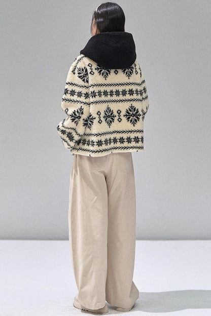 Thickened Hooded Fleece Jacket