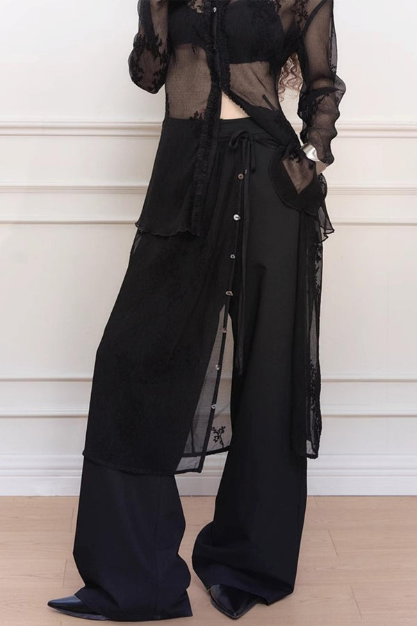 Yuan Wave Stack Pants