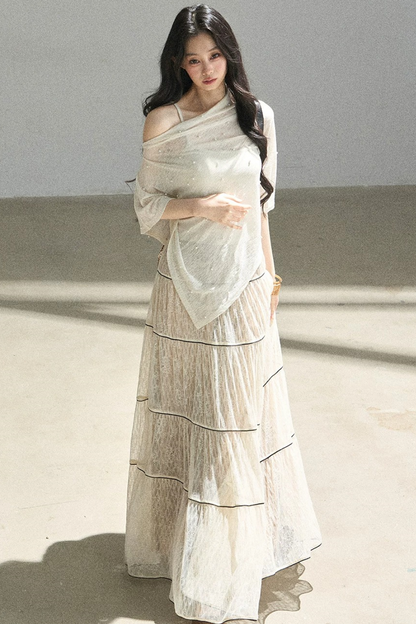 Through the Fog Lace Skirt