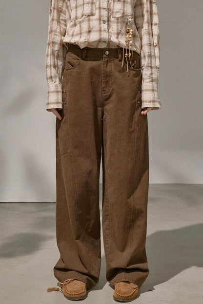Riveted Cargo Straight Pants