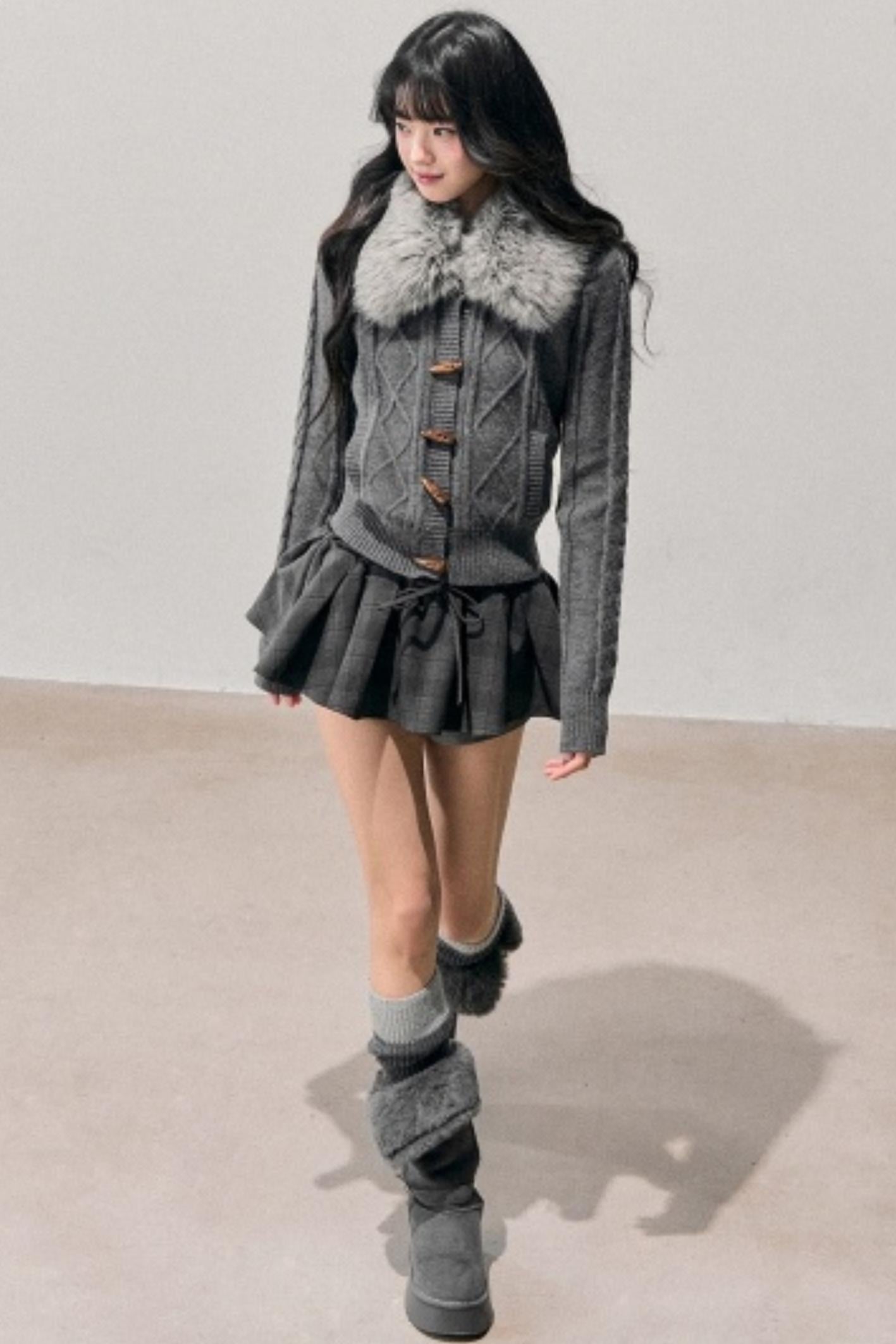 Knit Horn Button Cardigan