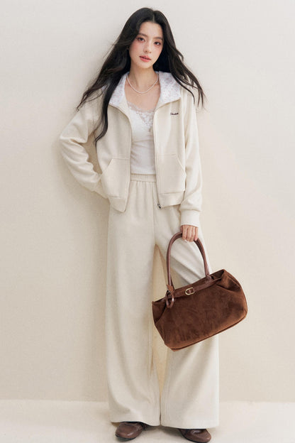 Rose Hooded Jacket & Pants Set-Up