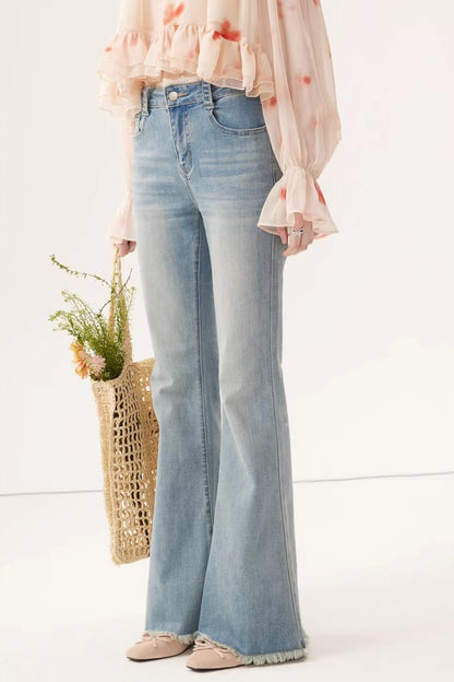 Light Blue Stretchy Denim Pants