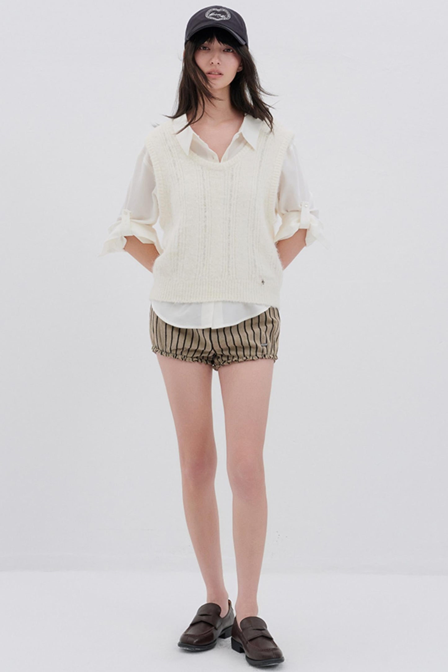 Soft Fleece Striped Pants