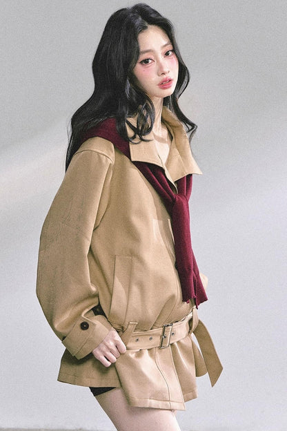 French Style Windbreaker Jacket