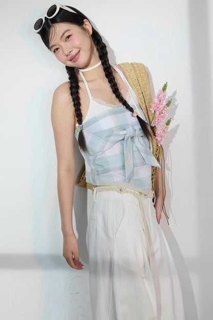 Lace-Back Camisole Bra Top