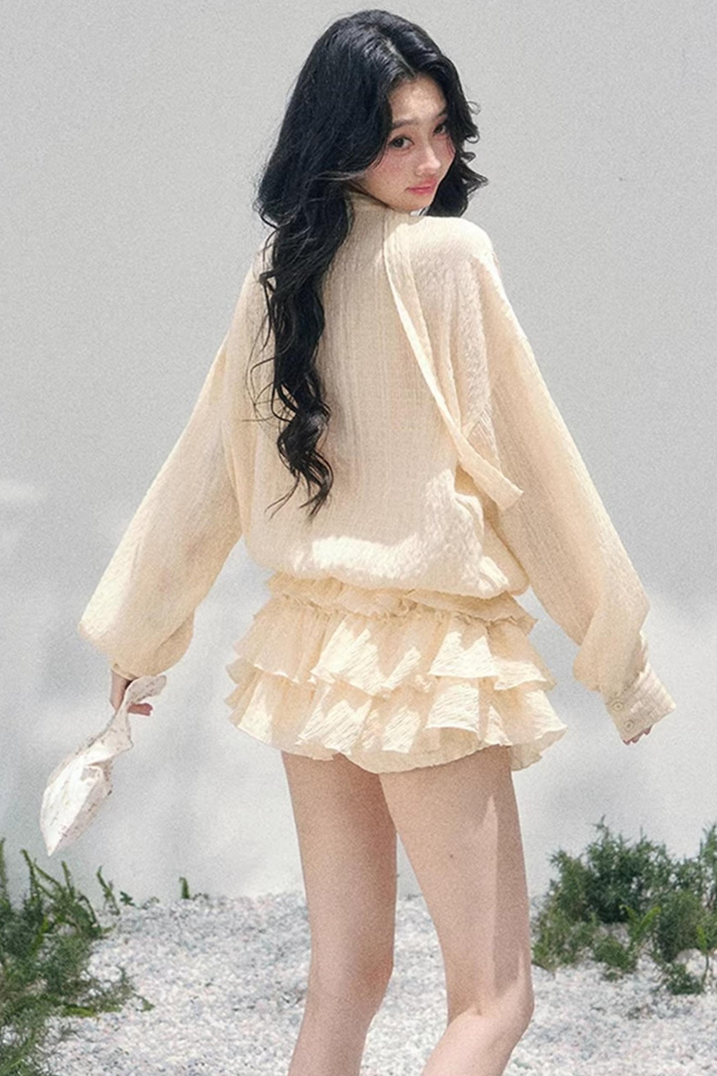 Evening Breeze French Dress Set